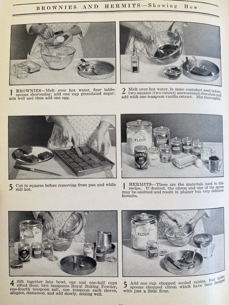 Vintage Cooking Instructions with Pictures