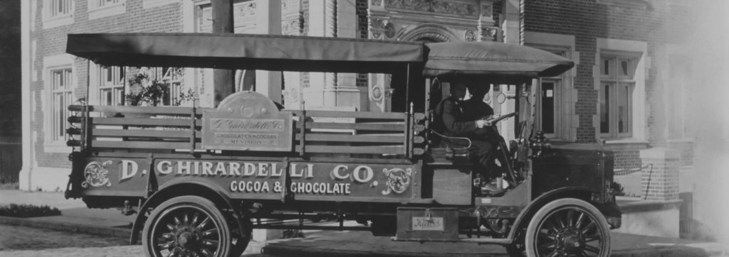 Vintage Ghirardelli Car