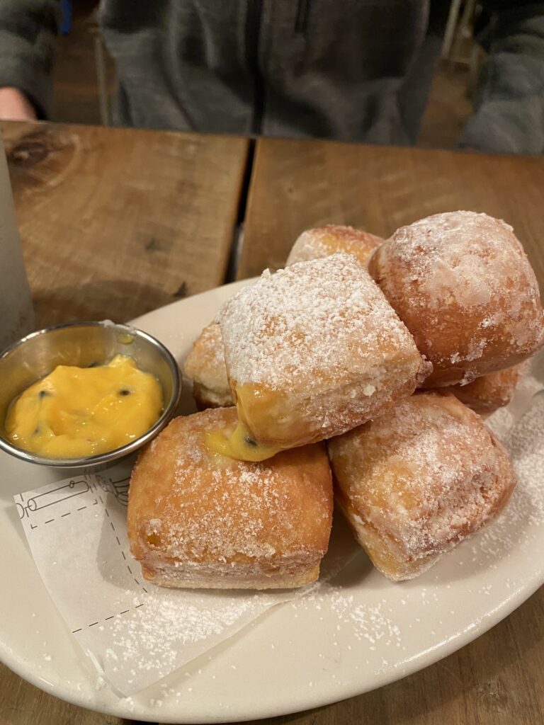 Beignets from Depot Eatery in Auckland