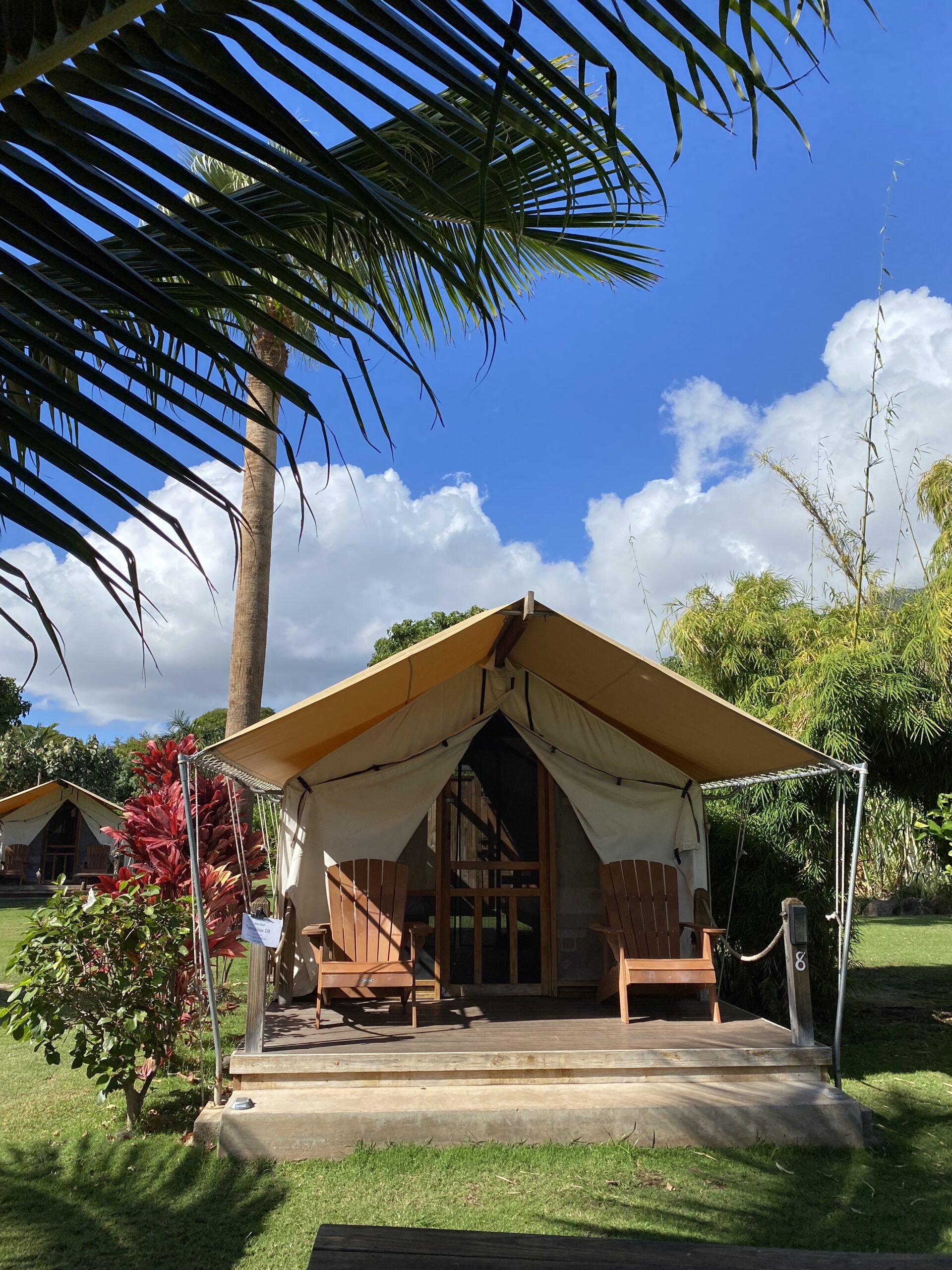 Tentalow at Camp Olowalu Maui 