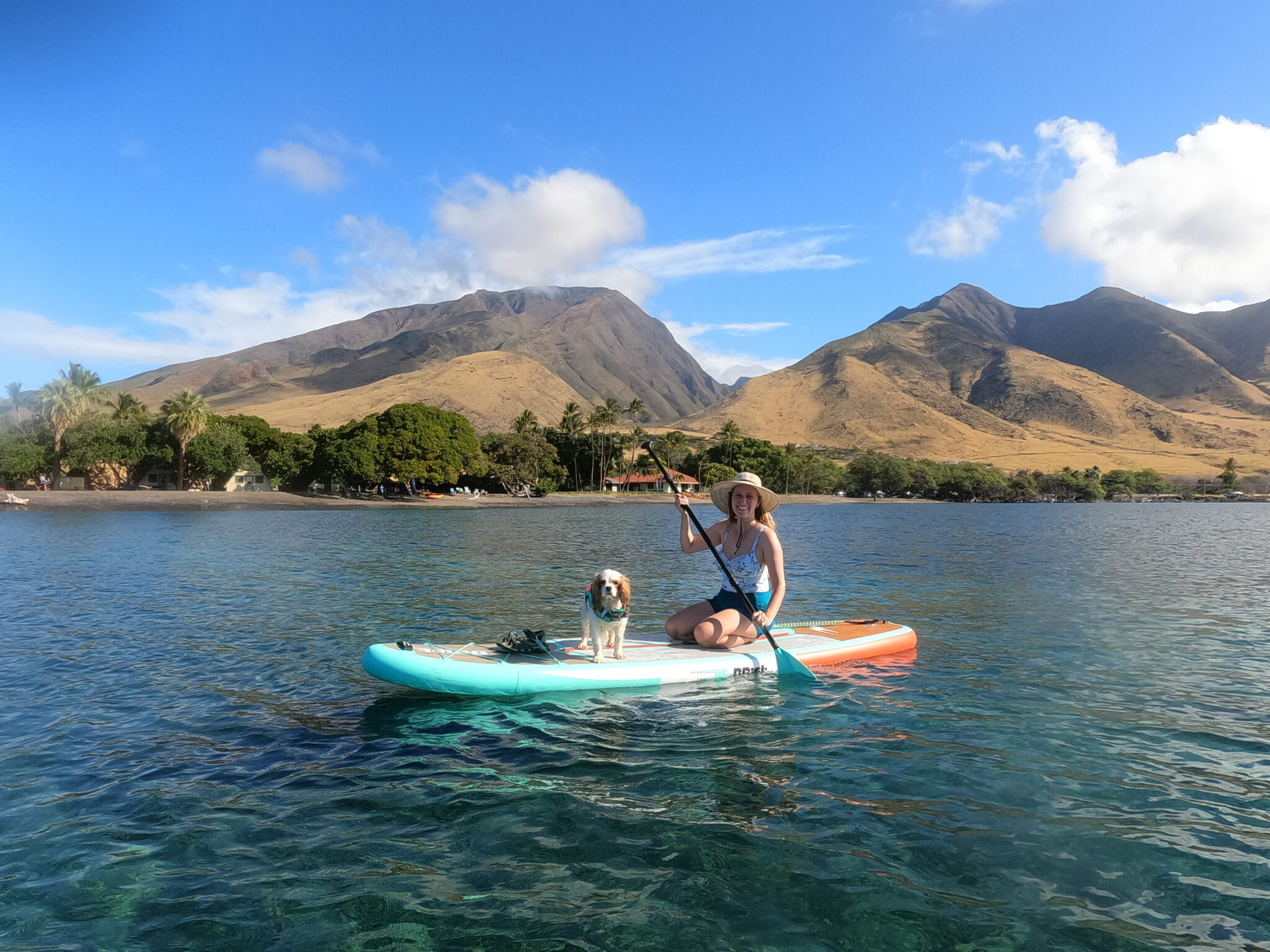 Paddleboarding on Maui 
